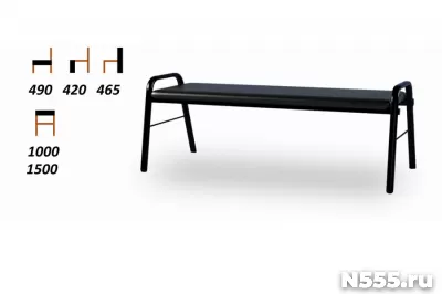 Банкетки на металлокаркасе фото 1