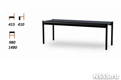 Банкетки на металлокаркасе фото 2