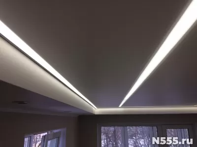 Натяжные потолки, подсветка, умный дом, реечная отделка.