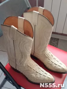 Ковбойские сапоги 43 размер натуральный крокодил фото