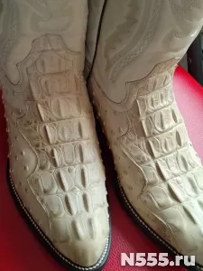 Ковбойские сапоги 43 размер натуральный крокодил фото 2