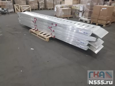 Аппарели алюминиевые для погрузки автобусов