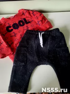 Штаны и свитшот на детей 80 см baby go фото