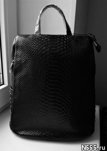Кожаный рюкзак-антивор фото