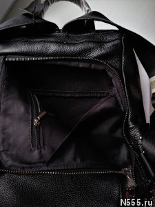 Кожаный рюкзак-антивор фото 3