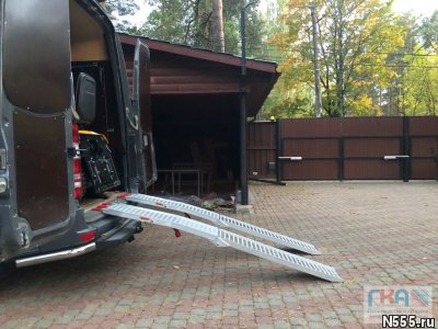 Аппарели алюминиевые для квадроцикла, садовой техники фото 2