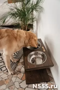 Кормушка, подставка для мисок для собак крупных пород фото 2