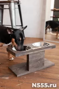 Кормушка, подставка для мисок для собак средних пород фото 3