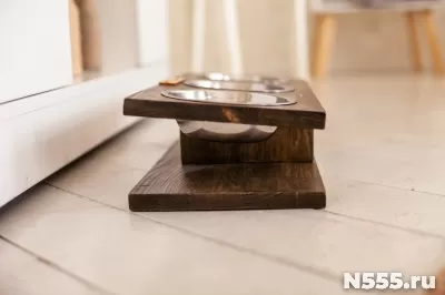 Кормушка подставка для мисок для кошек и собак малых пород фото 3