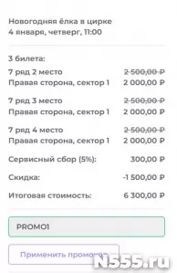 Промокод 20% на все билеты онлайн Цирк в Автово фото 3