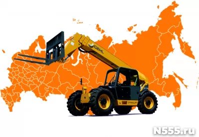 Аренда телескопического погрузчика, услуги телескопического